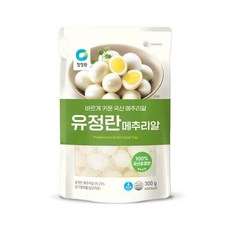 청정원 유정란 깐 메추리알, 5개, 300g
