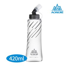 오니지 등산 물통 소프트 플라스크 마라톤 물병 420ml, 단품