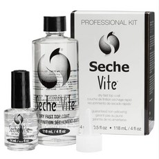 Seche 세체 쎄체 쎄쉬 바이트 2개 세트 퀵탑 드라이 탑코트 14ml + 118ml