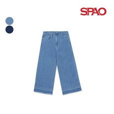 [스파오] 여성 와이드 데님 팬츠_SPTJ724G56