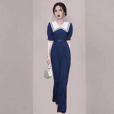 세일러카라점프수트