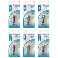 Trim Nailcare 손톱깎이 스틸 클리퍼 파일 번호 12500 6개 팩 - triffer