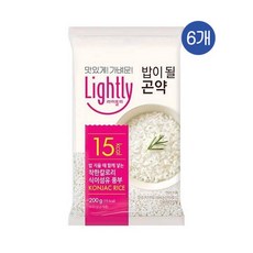 대상 라이틀리 밥이될 곤약 (3~4인분용), 200g, 6개