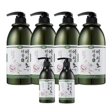 더블모 어성초 샴푸1000g 4개+300g 2개 탈모 두피 지루성두피염 약산성 비듬 각질