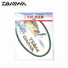 다이와 TD물고기 일러스트 스티커 A 배스 물고기로고, TD물고기A-428040