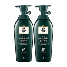 려 청아 두피 딥 클렌징 린스 400mlx2개/ 컨디셔너