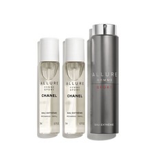 CHANEL 알뤼르 옴므 스포츠 오 엑스트렘므 드 빠르펭 트위스트 앤 스프레이 3x20ml 본품1+리필2, 3개 - 샤넬알뤼르옴므스포츠오익스트림