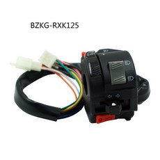 오토바이 핸들 바 마운트 콤비네이션 스위치 MIO RAIDER AEROX Nmax XRM LC135 더트 바이크 튜닝 부품, 6) RXK125