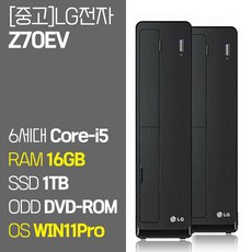 LG 슬림 데스크탑 PC Z70EV 6세대 Core-i5 RAM 8GB ~ 16GB SSD 128GB ~ 1TB 탑재 윈도우11 설치 중고 컴퓨터 본체, 06.Core-i5/16GB/1TB