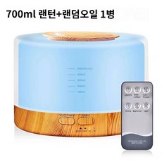 도테라디퓨져 패밀리디퓨져 아로마가습기 500ml, 스틱 우드 디퓨저 리모컨 포함 오일 1병