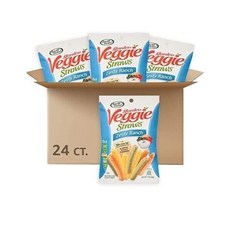 Sensible Portions Veggie Straws Zesty Ranch Flavor Gluten-Free Chips Individual Snacks 1 Ounce