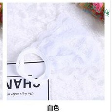 5개 룩 봄 여름 더블레이어 먼지 방지 쉬폰 마스크 여성 플라워 얇은 레이스 배기, 5개 화이트