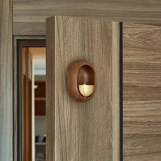 라운드우드도어벨