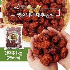 보은대추 보은 황토 건대추 1kg (28mm) 산지직송, 단품