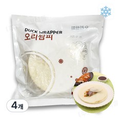 터보마켓 중국식품 랜시 베이징덕 오리쌈피 오리구이 오리쌈 전용 면피, 600g, 4개