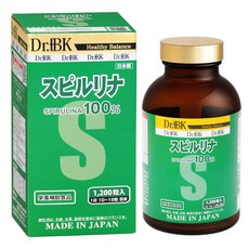 일본 영양제 Dr BK 스피루리나 1200정 3개월분 노구치 의학 연구소 62324, 1개