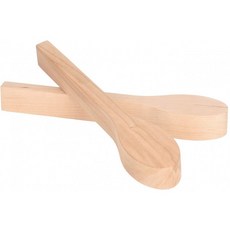2Pcs 체리 원목 카빙 스푼 빈 소재의 휘틀러 스타터 키즈용 미완성 원목공예 휘틀링 키트, 단일옵션