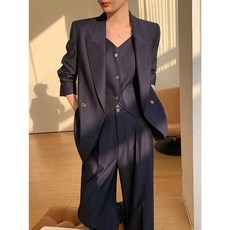 여성 정장 베스트 조끼 봄 가을 오피스룩 모던스타일 시크룩