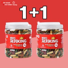 빅찬스 벨버드 져키킹 강아지 간식 M 1kg, 2개 - 강아지간식벨