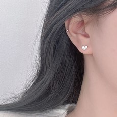 미니하트큐빅귀걸이