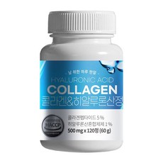 콜라겐 히알루론산정 1통(120정) 4개월분, 1개, 60g