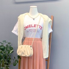 [바이미쓰리]오믈렛 포인트 반팔 티셔츠 리뷰후기