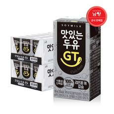 [남양유업] 남양 맛있는두유GT 검은콩깨칼슘 190ml 48팩, 48개