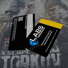 이스케이프 프롬 타르코프 Escape from Tarkov 게임 버스 교통 신용 체크 카드 스티커 리폼, 무광택 카드 스티커, F