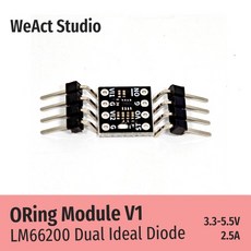 호환 ORing 모듈 LM66200 자동 스위치오버 WeAct를 갖춘 듀얼 아이디얼 다이오드, 01 1PCS