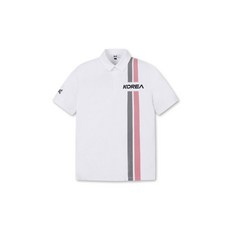 왁 [WAAC] Men Paris Team Korea Color-blocked Short Sleeves Polo_WMTCM24551WHX