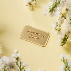 [무료각인] 24K순금 3.75g(한돈) 골드바 결혼기념일 은퇴 답례품 기업단체 은사님선물 금테크 생일선물