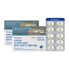 트루아상 초임계 알티지 오메가3 식물성 캡슐 600mg x 60캡슐 2개월분, 60정, 2개