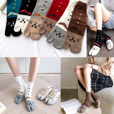발가락케릭터양말