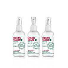 모기퇴치제 해충기피제 무무스가드 플러스액 진드기 모기 기피제 60ml x 3개 항공기기내반입가능 살인진드기약 휴대용