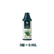 맑은농장 유기농 알로에 베라 겔, 3.15L, 2개