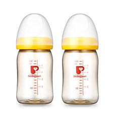 [더블하트] SofTouch 모유실감 노꼭지 트윈팩160ml(오렌지), 상세 설명 참조