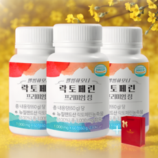  웰빙하모니 락토페린 프리미엄 정, 3개, 60정 