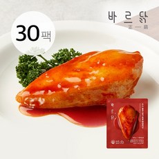 바르닭 소스품은 닭가슴살 양념치킨맛, 100g, 30팩