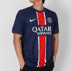 나이키 리그앙 PSG ADV 매치 HOME 어센틱 저지 Uniform 파리 생제르맹 202425 네이비-레드-화이트 - 파리올림픽유니폼