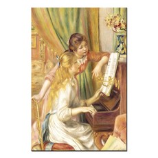 르누아르 명화 풍경화 그림액자 실내인테리어 벽꾸미기, 11.피아노 치는 소녀
