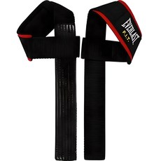 Everlast 提升防滑棉帶雙手套組, 黑色的