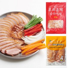 냉동 훈제 오리 슬라이스 800g 완포 뼈 없는 순살코기, 가성비 냉동 훈제 오리 슬라이스 800g, 1개