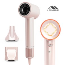 Lefree 네잎클로버 음이온 고속 헤어드라이어 드라이기 미니드라이기 휴대용미니드라이기여행용, 핑크
