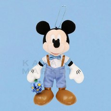 도쿄디즈니랜드 한정판 Disney Blue Ever After 미키마우스 인형뱃지