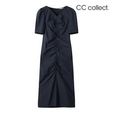 (백화점 상품) CC콜렉트 [CC콜렉트] 슬림라인 셔링 원피스 N와이_E242MSE136 2307304