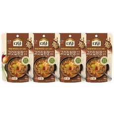 (상온)[다담]고깃집된장찌개양념130gx4