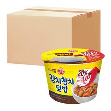오뚜기 컵밥 김치참치덮밥310G 12입 맛있는 밥 컵밥 혼밥 즉석밥 볶음밥 도시락 간편 별미, 310g, 12개