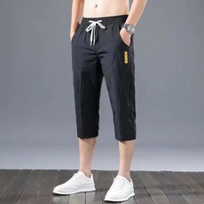 남자실크반바지