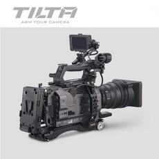 카메라 케이지 거치대 틸타 ES-T18-V /SONY FX9용 리그키트/파워서플라이포함, 02 ES-T18-C-V