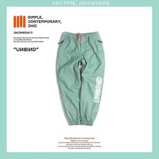보드복조끼 UNBIND스키 바지 EZ TRACK싱글널판지 롤러스케이트 스키복 바람막이 방수